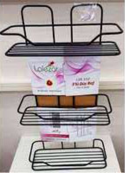 ZAMBAK 3LÜ RAF SİYAH BEYAZ