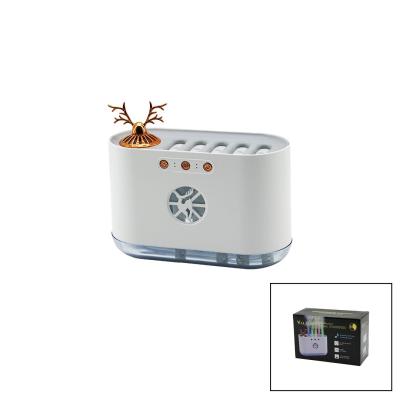 GEYİK FİGÜRLÜ 700ML SESE DUYARLI USB ŞARJLI - RENKLİ LEDLİ IŞIK HAVA NEMLENDİRİCİ BUHAR MAKİNE - KOKU GİDERİCİ 4.5W