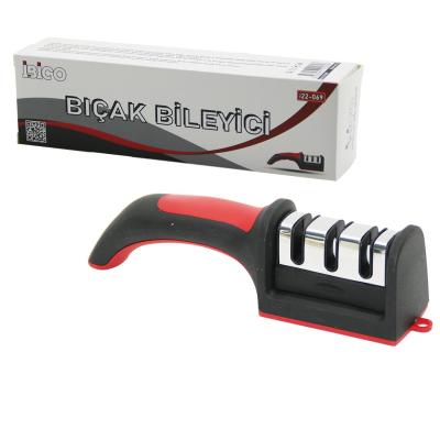 KUTULU  BIÇAK BİLEME  3 BOĞUMLU  RENKLİ PLASTİK SAPLI