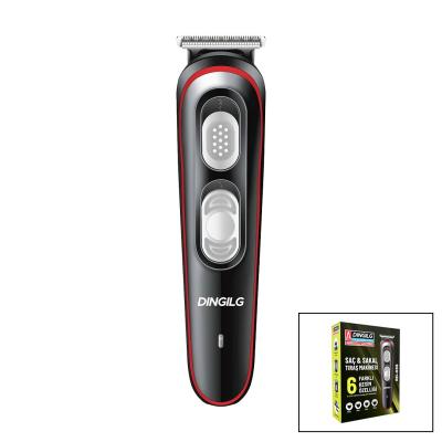 SAÇ - SAKAL KESME TRAŞ MAKİNESİ  6 FARKLI KESİM   USB ŞARJLI   2 KADEME BIÇAK AYARI RD-055