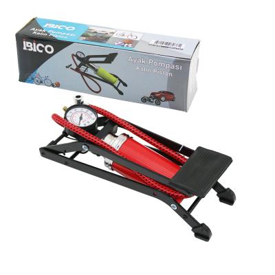 YATAY MODEL KALIN PİSTONLU AYAK POMPASI OTO-ARAÇ - BİSİKLET-MOTOR LASTİK - TOP - ŞİŞME YATAK-HAVUZ